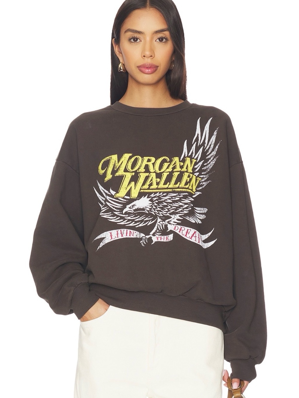 Daydreamer Black Graphic Morgan Wallen Pullover Sweatshirt